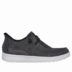 Men's Slip-Ins Relaxed Fit: Melson - Coronado Black/Grey Open Feel