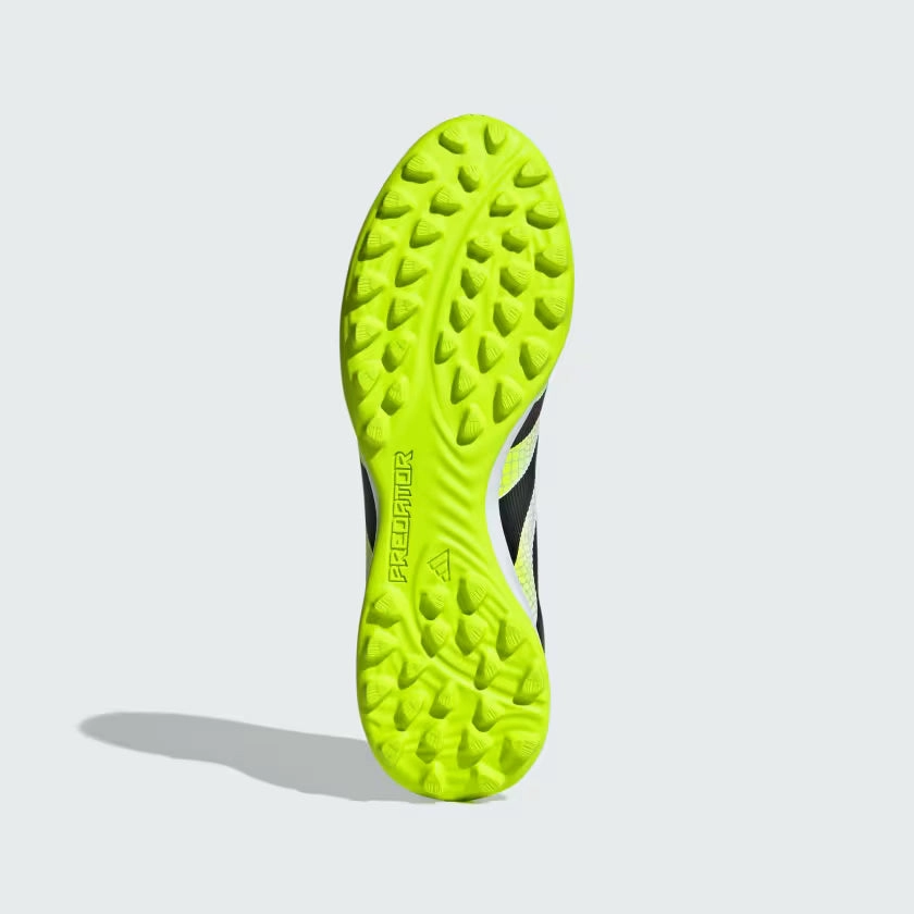 Match Path Rapid Turn adidas Predator League TF Turf Soccer Shoes - Ftwr White/ Core Black/ Lucid Lemon