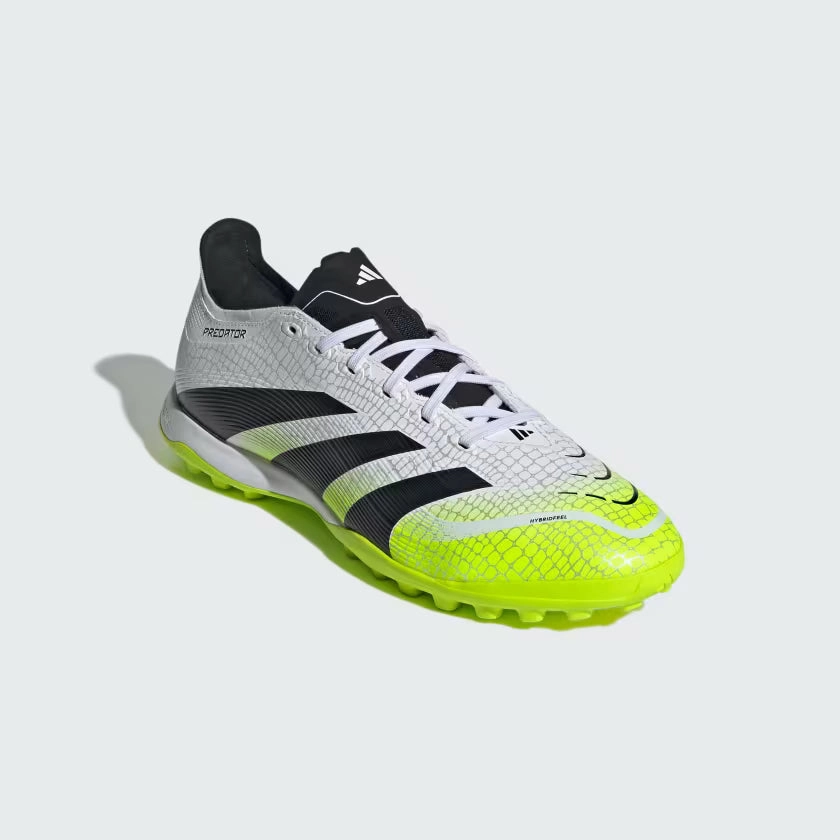 Slide Guard adidas Predator League TF Turf Soccer Shoes - Ftwr White/ Core Black/ Lucid Lemon