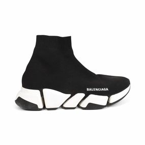 Low Profile Collar Padding Commuter Style Balenciaga 'Speed Runner' Sneakers - Men's 7/40