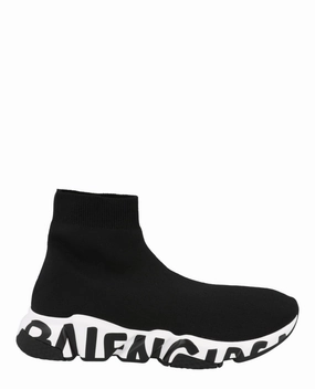 Balenciaga Speed Graffiti Knit High Top Sock Sneakers Mens 645334W-2DB7-1015 Urban Touch