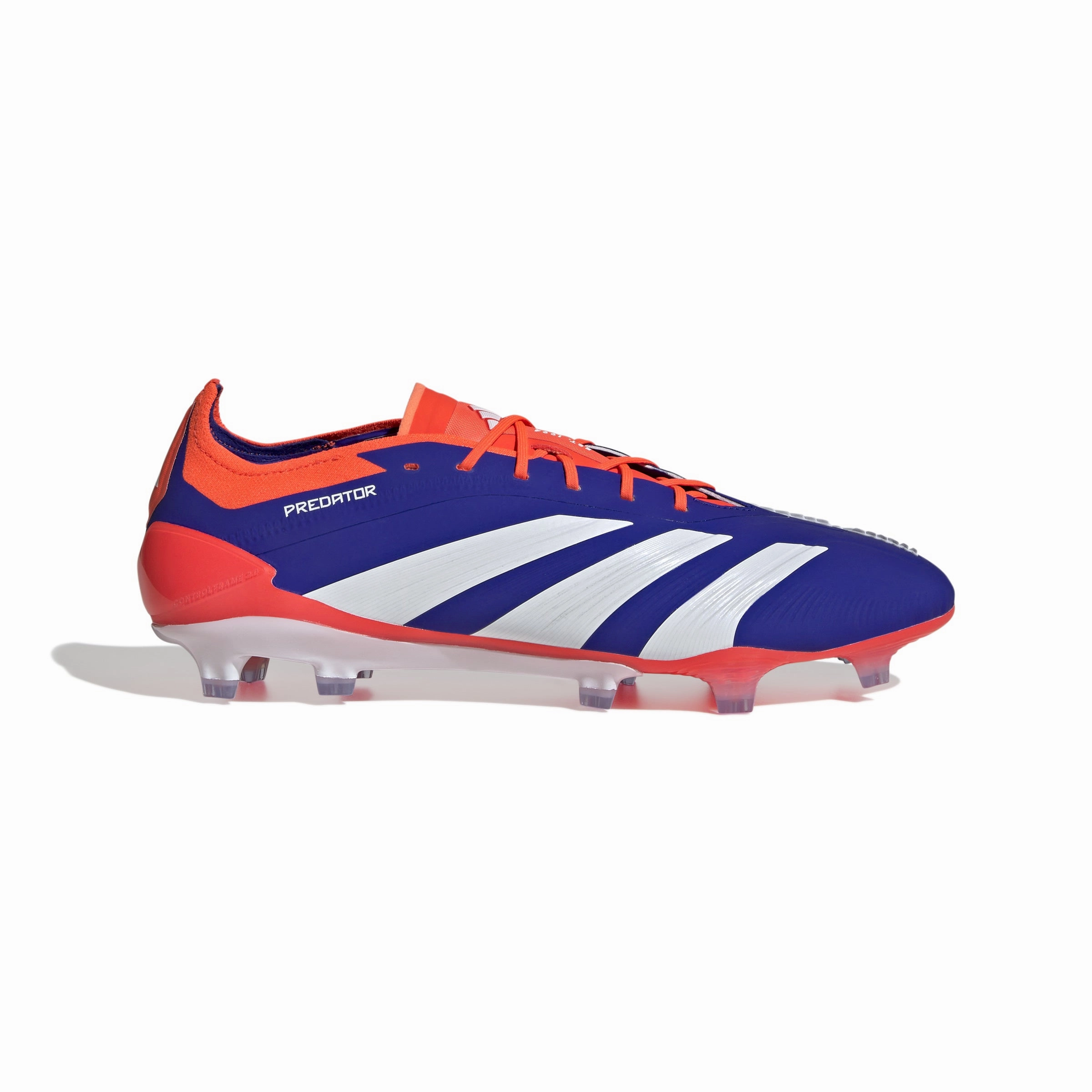 adidas Predator Elite FG Firm Ground Soccer Cleat - LucBlu/ FtwWhite/ Solar Red Championship Match Grip Support