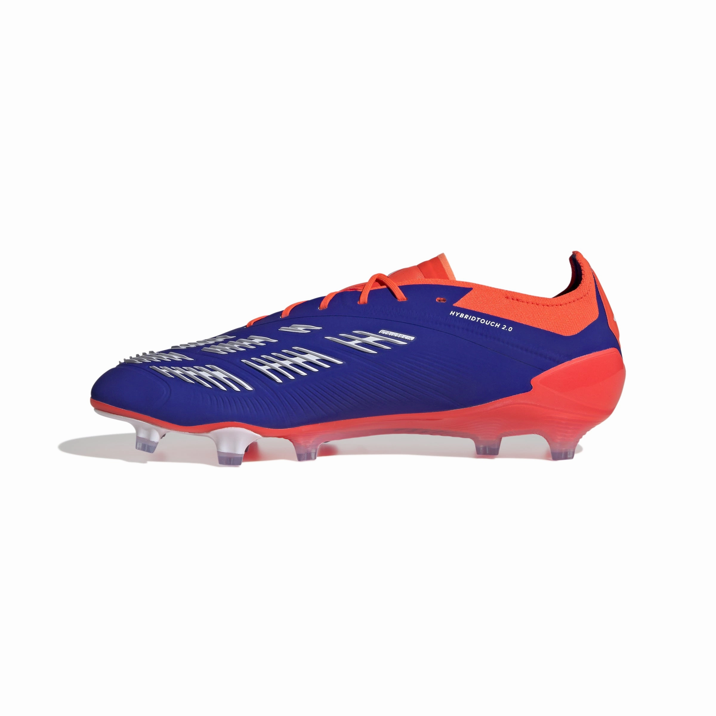 adidas Predator Elite FG Firm Ground Soccer Cleat - LucBlu/ FtwWhite/ Solar Red Adaptive Fit Motion Stability