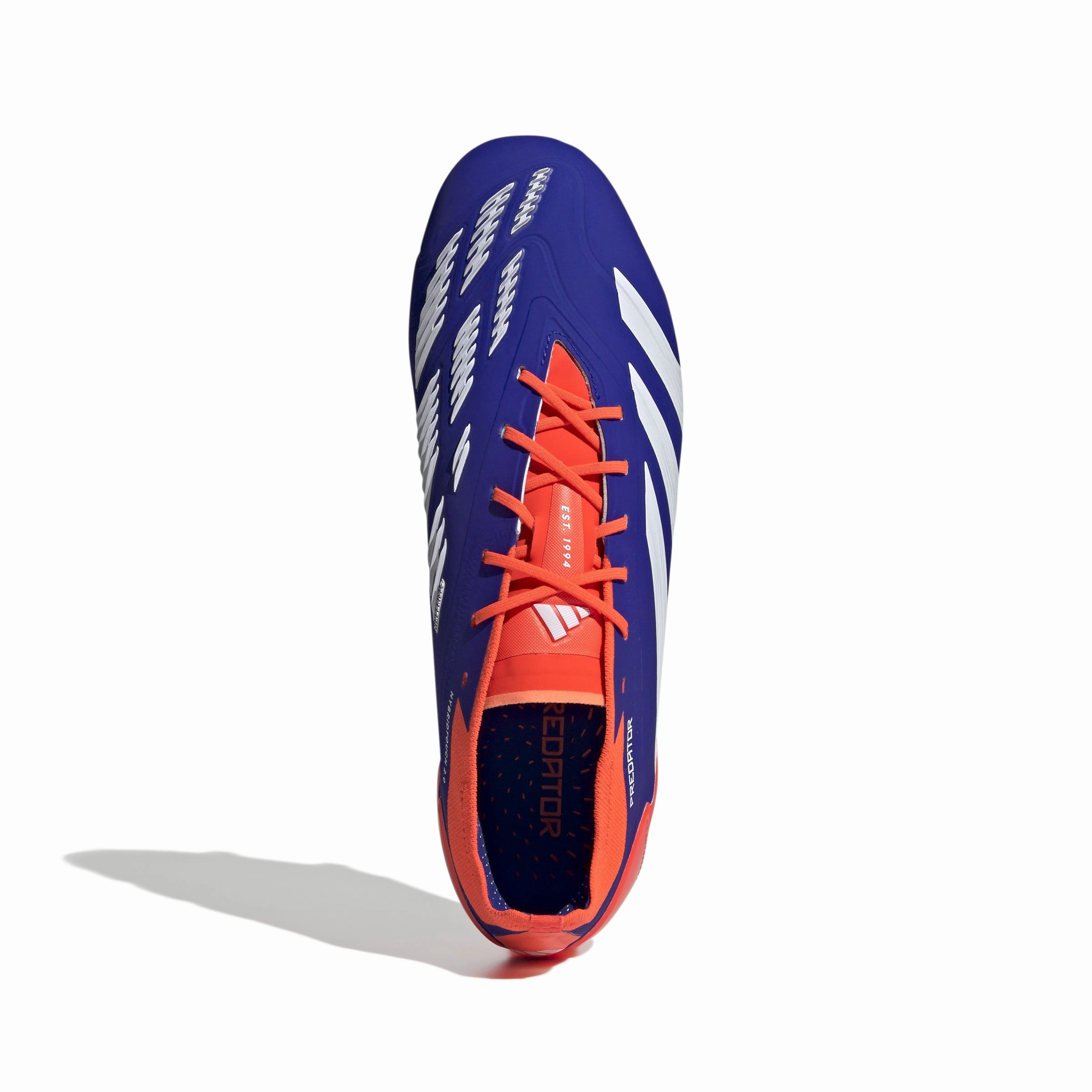 adidas Predator Elite FG Firm Ground Soccer Cleat - LucBlu/ FtwWhite/ Solar Red Match Time
