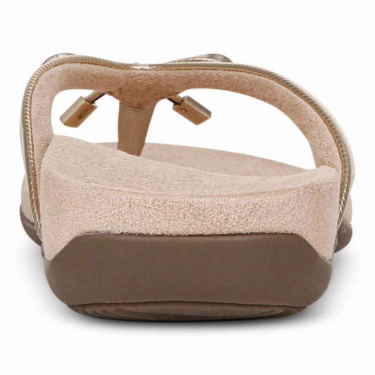 BELLA II - Gold Ribbed Wearable All Day Lightweight Outsole