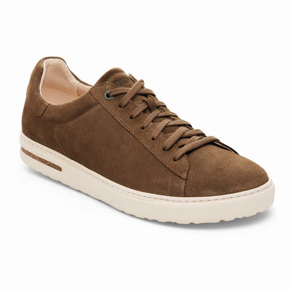Bend Low Suede Leather Dark Tea Narrow Stylish