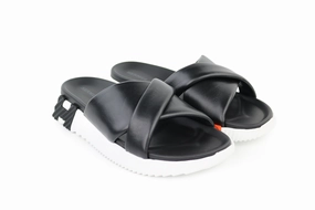 Black Infra Sandals 38.5 Comfortable Support On Foot