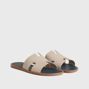 Elastic Blanc Gomme / Bleu C??leste Izmir Sandal - Designer Slides & Sandals for Men