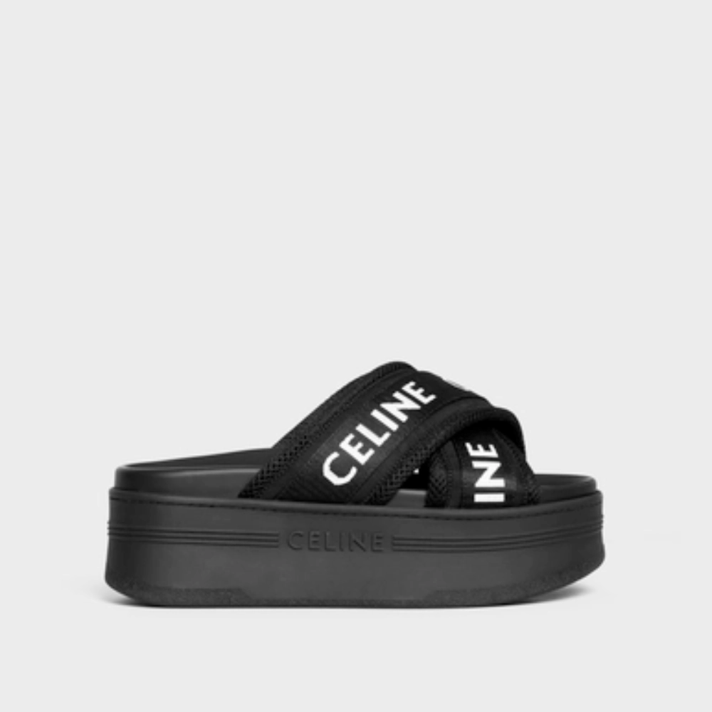 Outdoor Travel Outdoor Ready Shoes Block Slide In Mesh & Textile With C Jacquard - Designer Slides & Sandals for Women