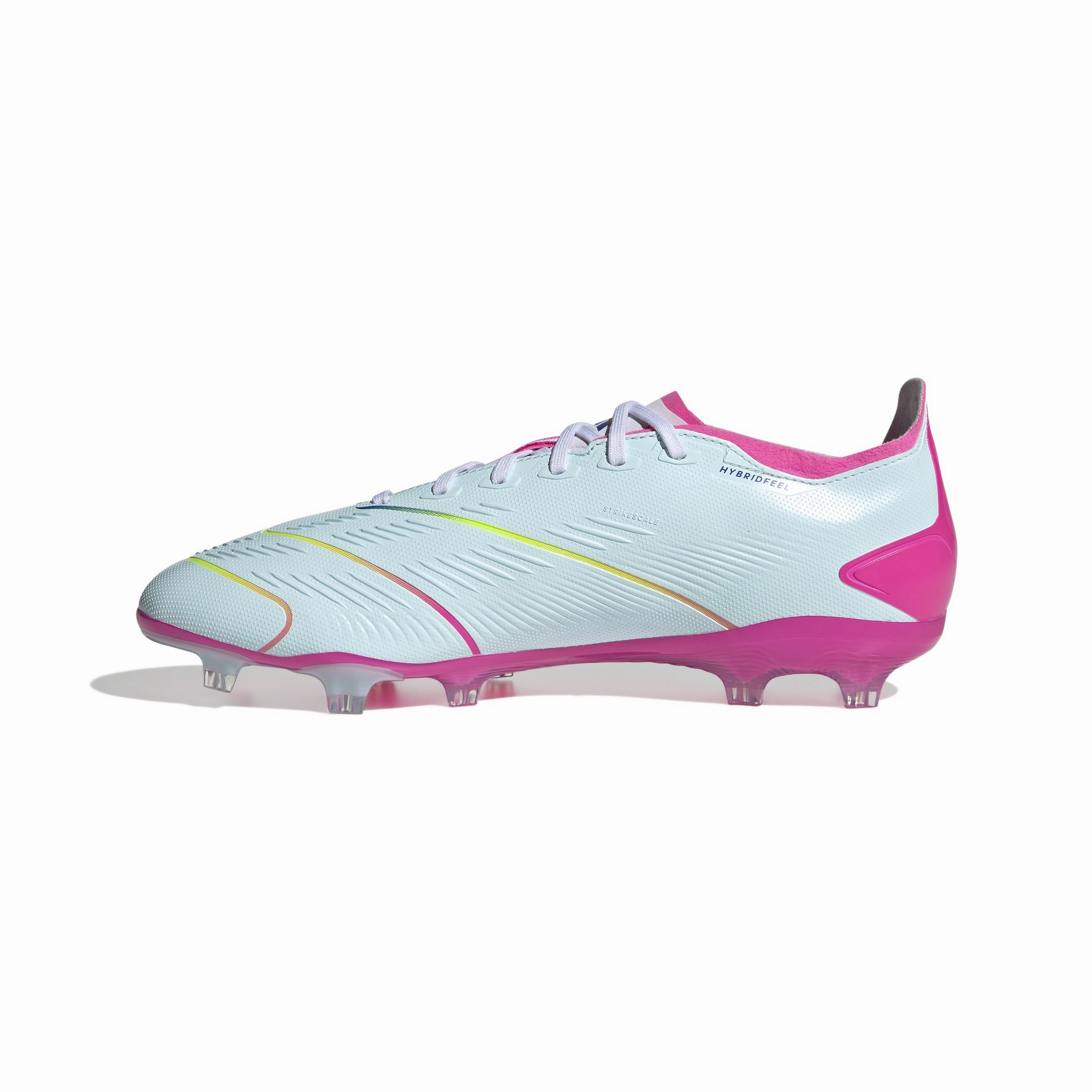 Wing Play Fast Reaction adidas Predator League FG Firm Ground Soccer Shoes - Almblu/ Lucpnk/ Selubl