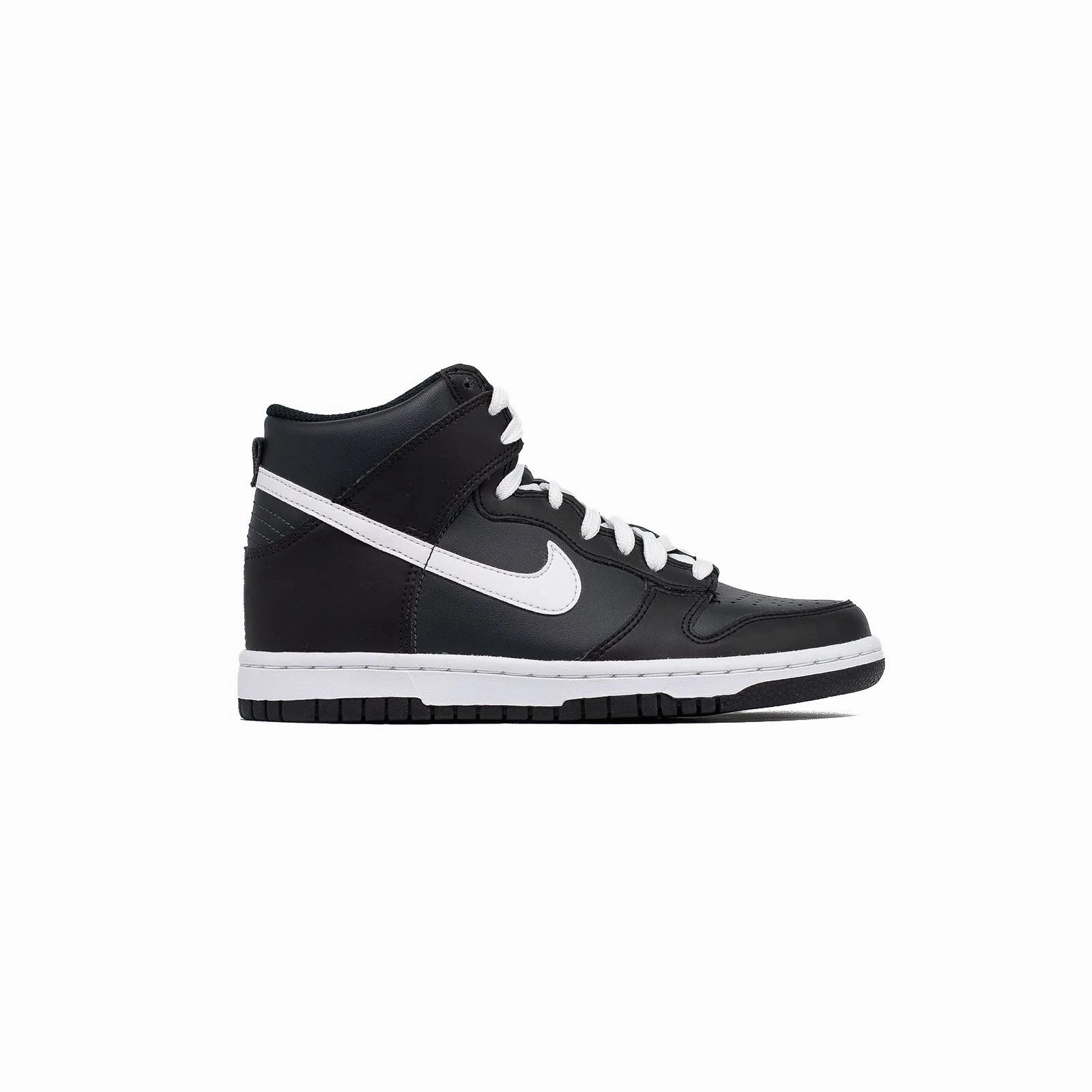 Smooth Soles Nike Dunk High (GS), Anthracite White