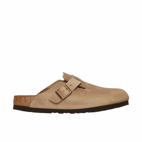 Summer Comfort Slides Anti Odor Boston Oiled Leather Tobacco Regular