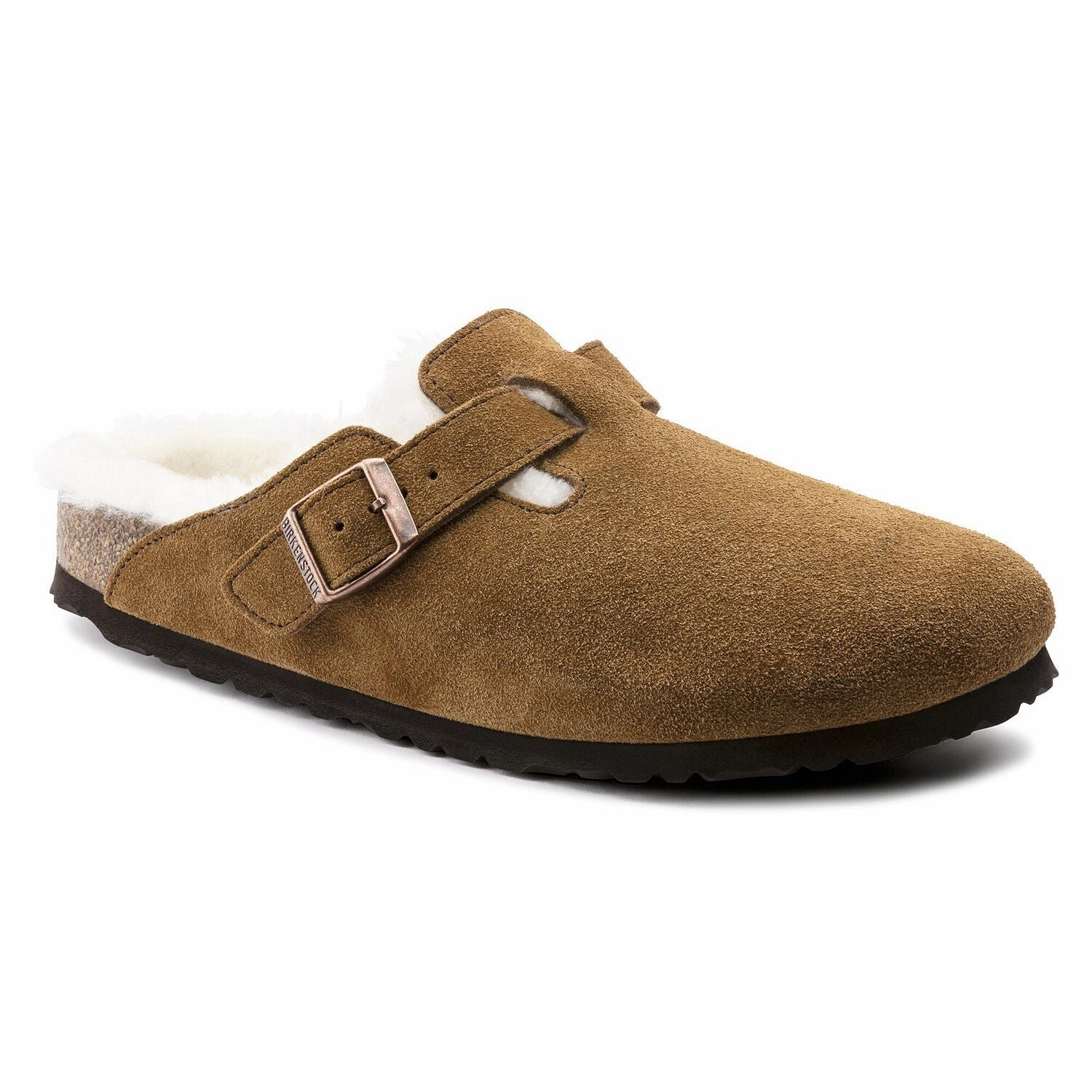 Boston Shearling Suede Leather Mink Regular Guard Step