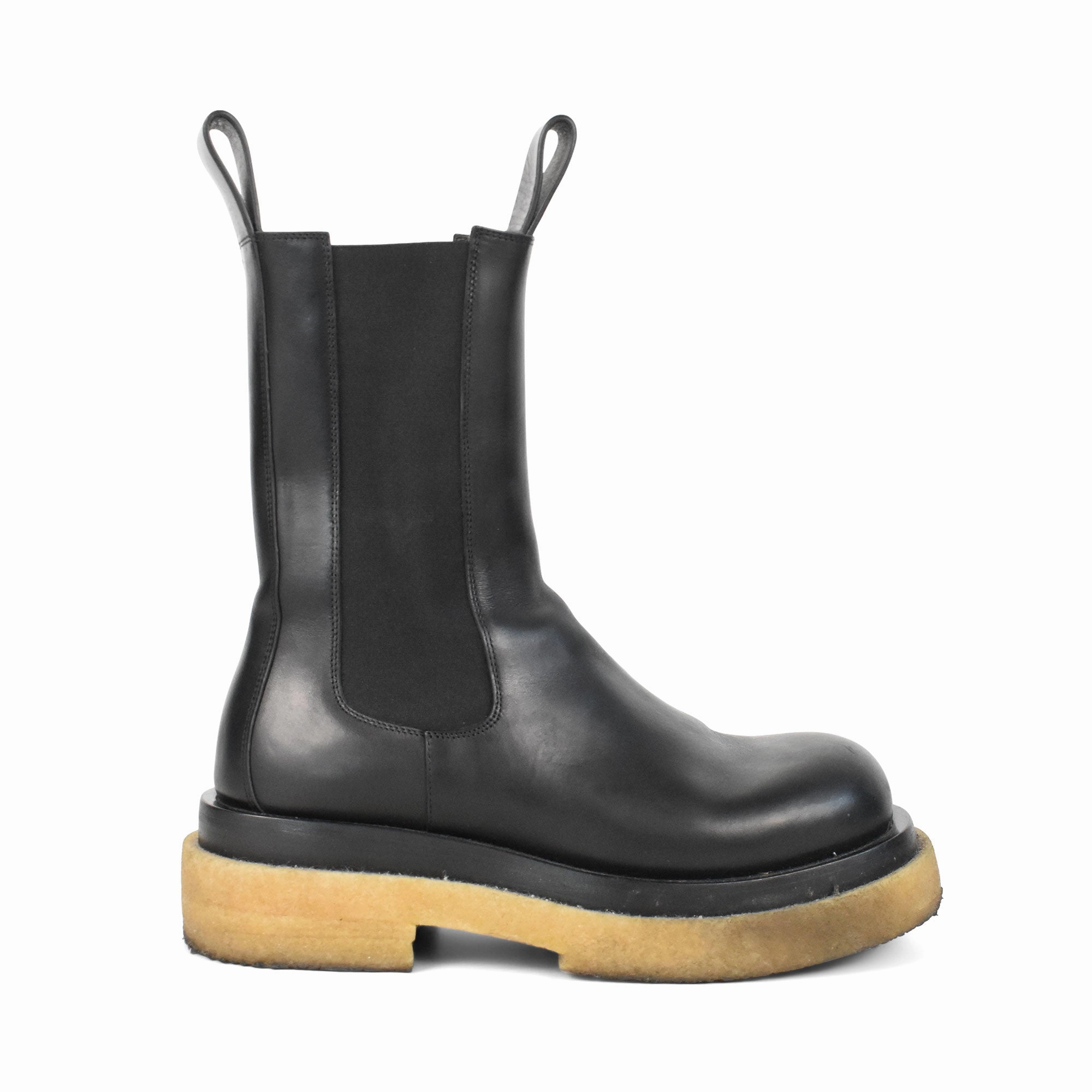 Metallic Accent Urban Exploration Bottega Veneta Chelsea Lug Boots - Men's 40