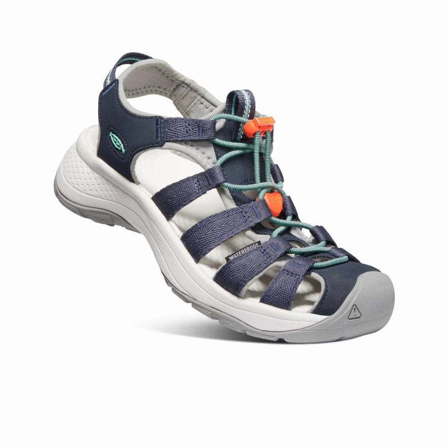 Astoria West Sandal Navy/Beveled Glass Quick Move Sleek Vacation Sandals