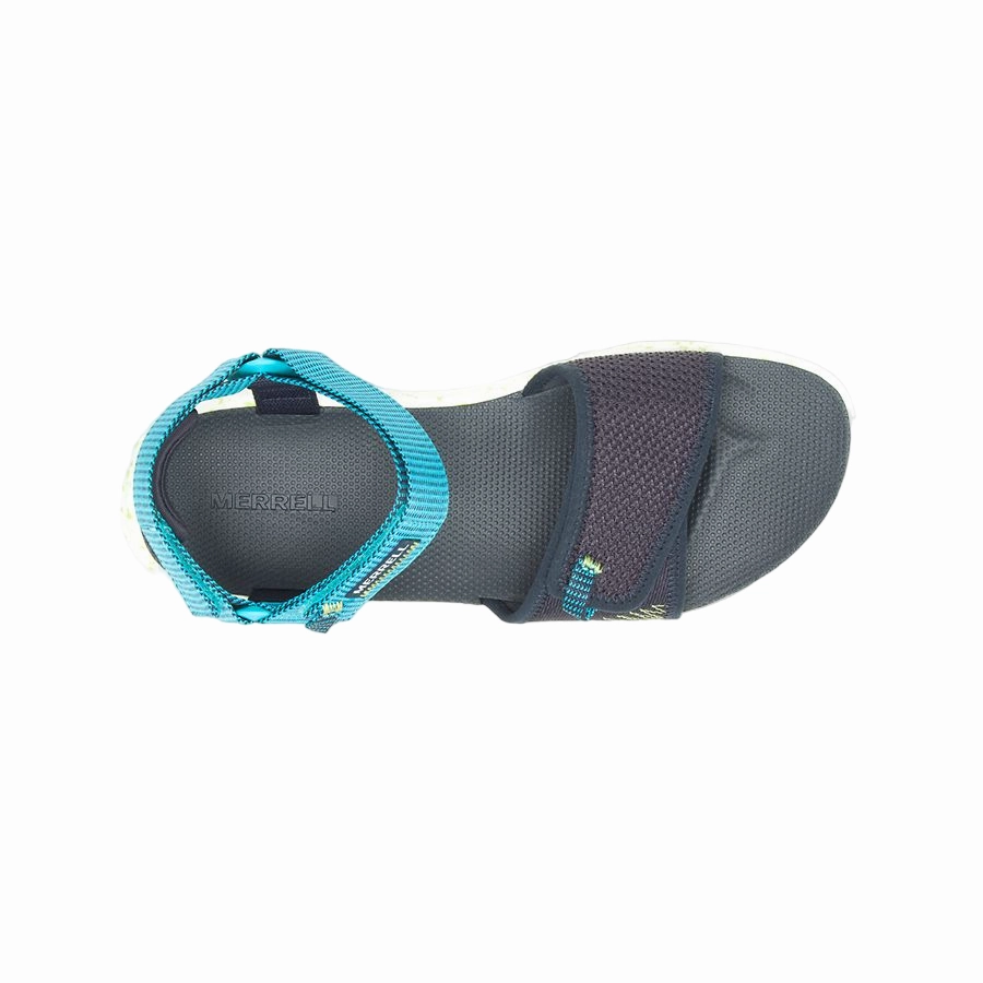 Comfortable For Walking Open Front Bravada Backstrap Navy/Atoll