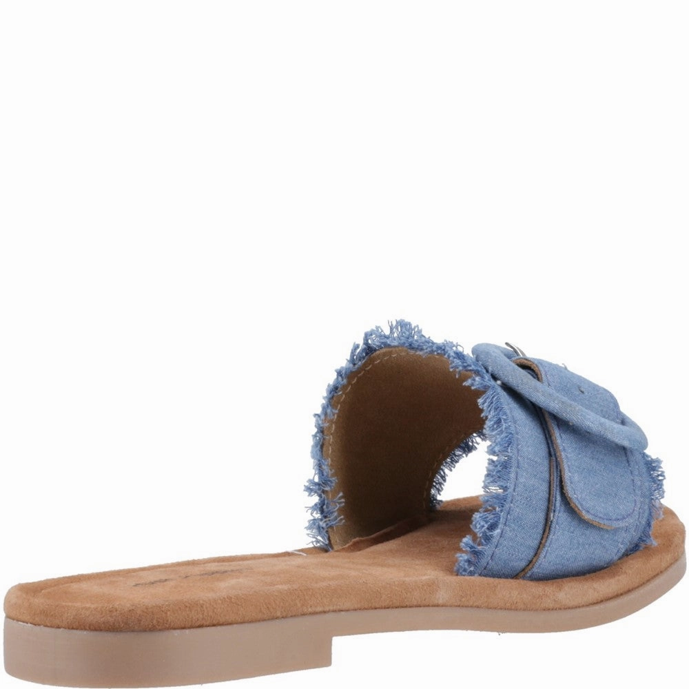 Hush Puppies Hayley Buckle Slide Superior Cushioning