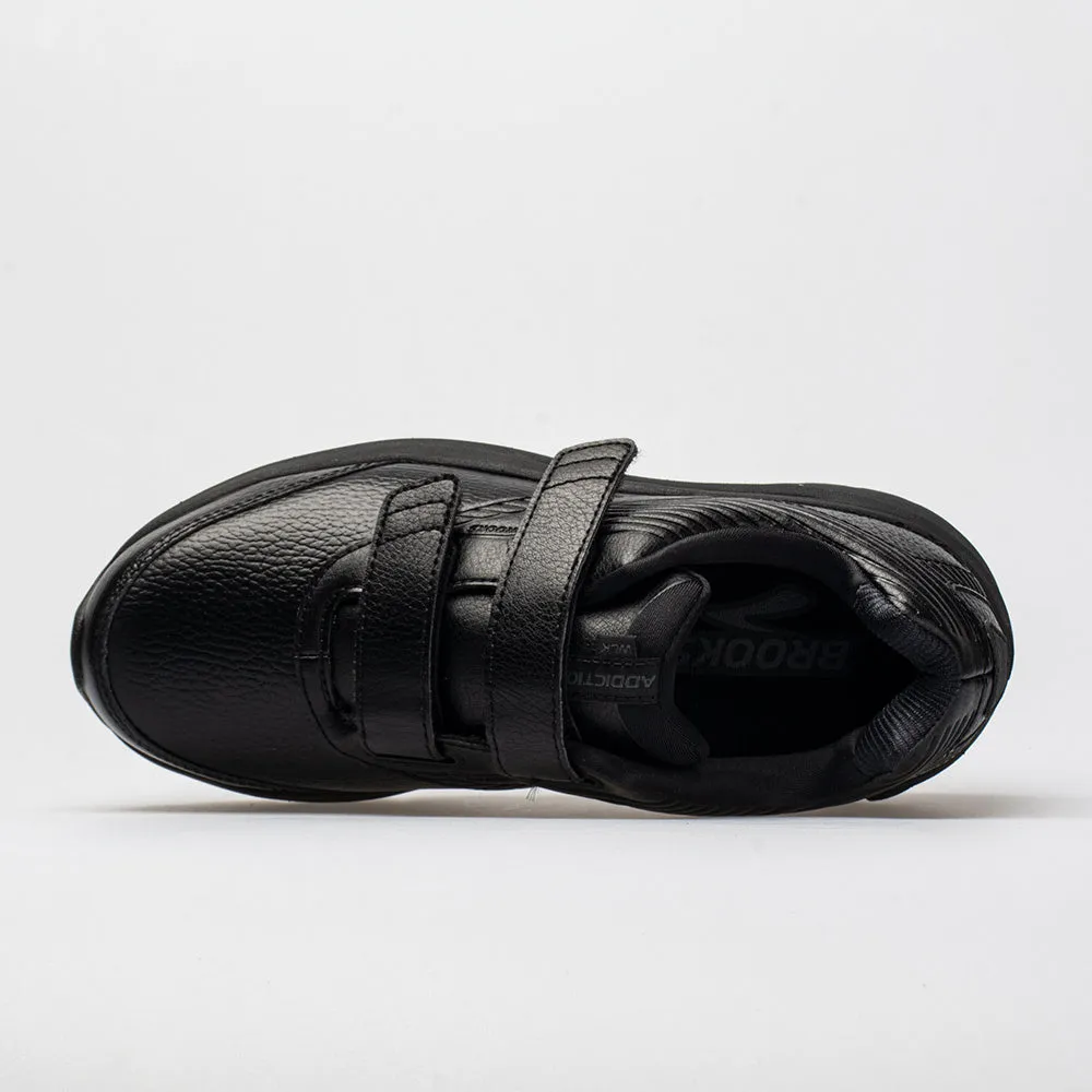 Shock   Absorbing Midsole Brooks Addiction Walker 2 V-Strap Men's  Black/Black