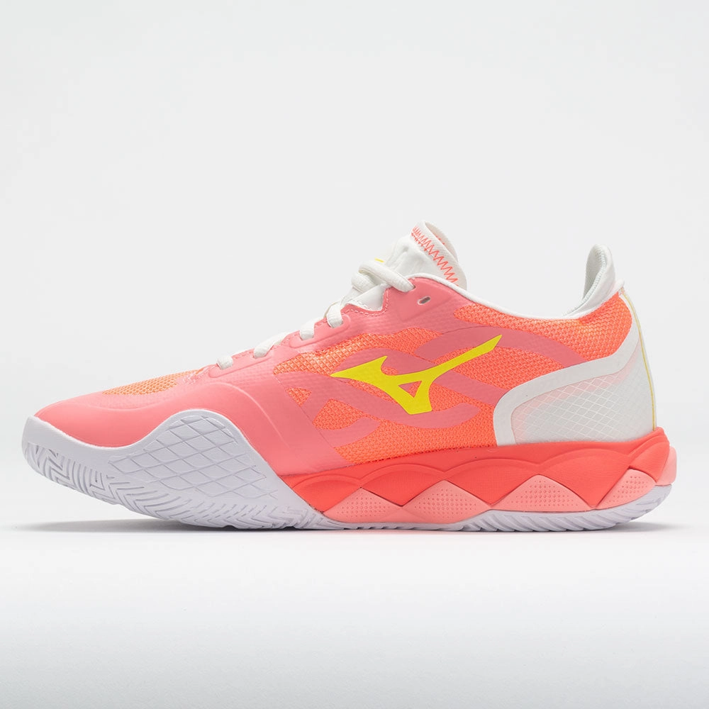 running in dry weather shoes Formal Shoes Mizuno Wave Enforce Tour AC Women's  Candy Coral/Snow White