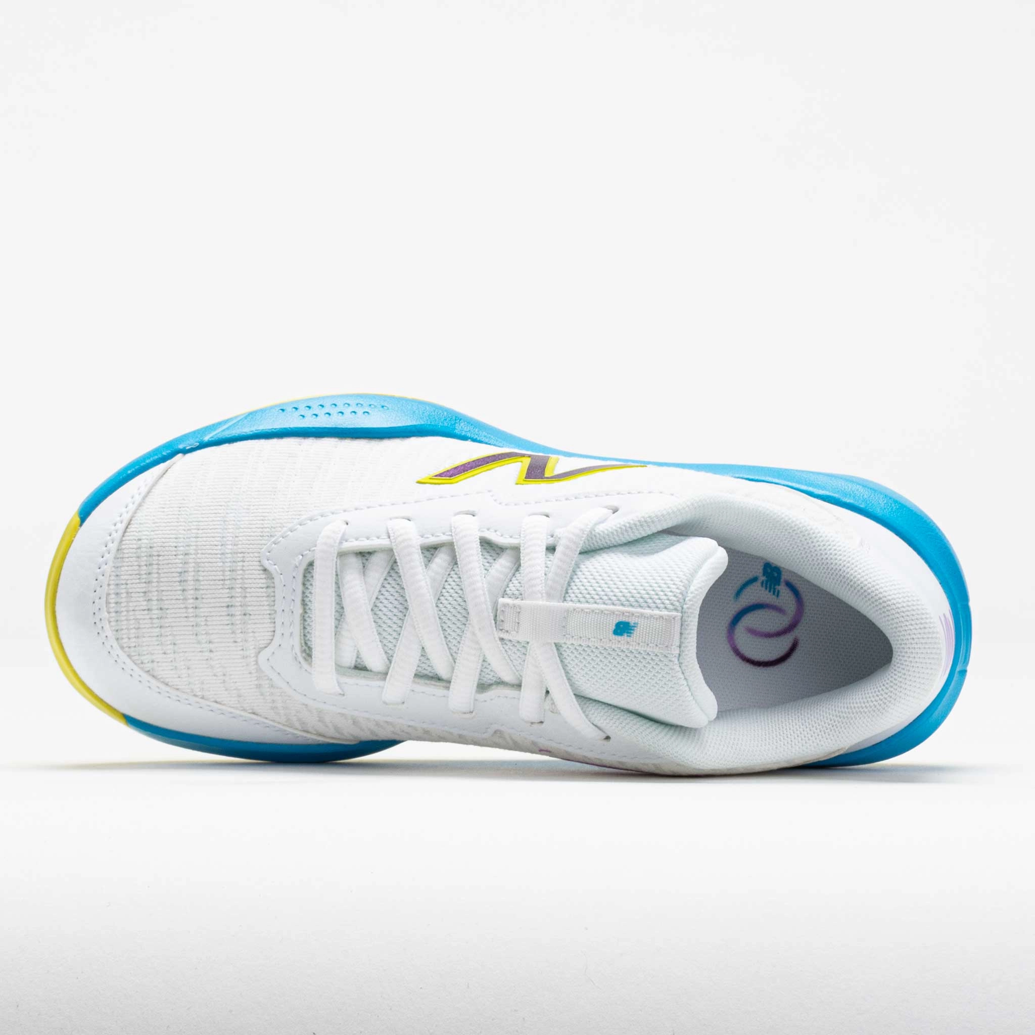 cloudy New Balance 996v5 Junior  White/Spice Blue