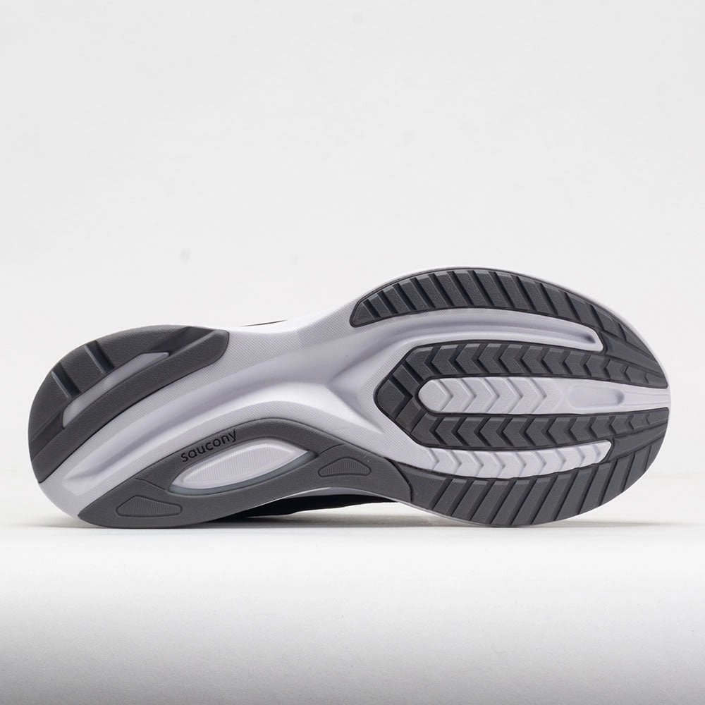 Saucony Guide 16 Women's  Black/White running in a fen area shoes