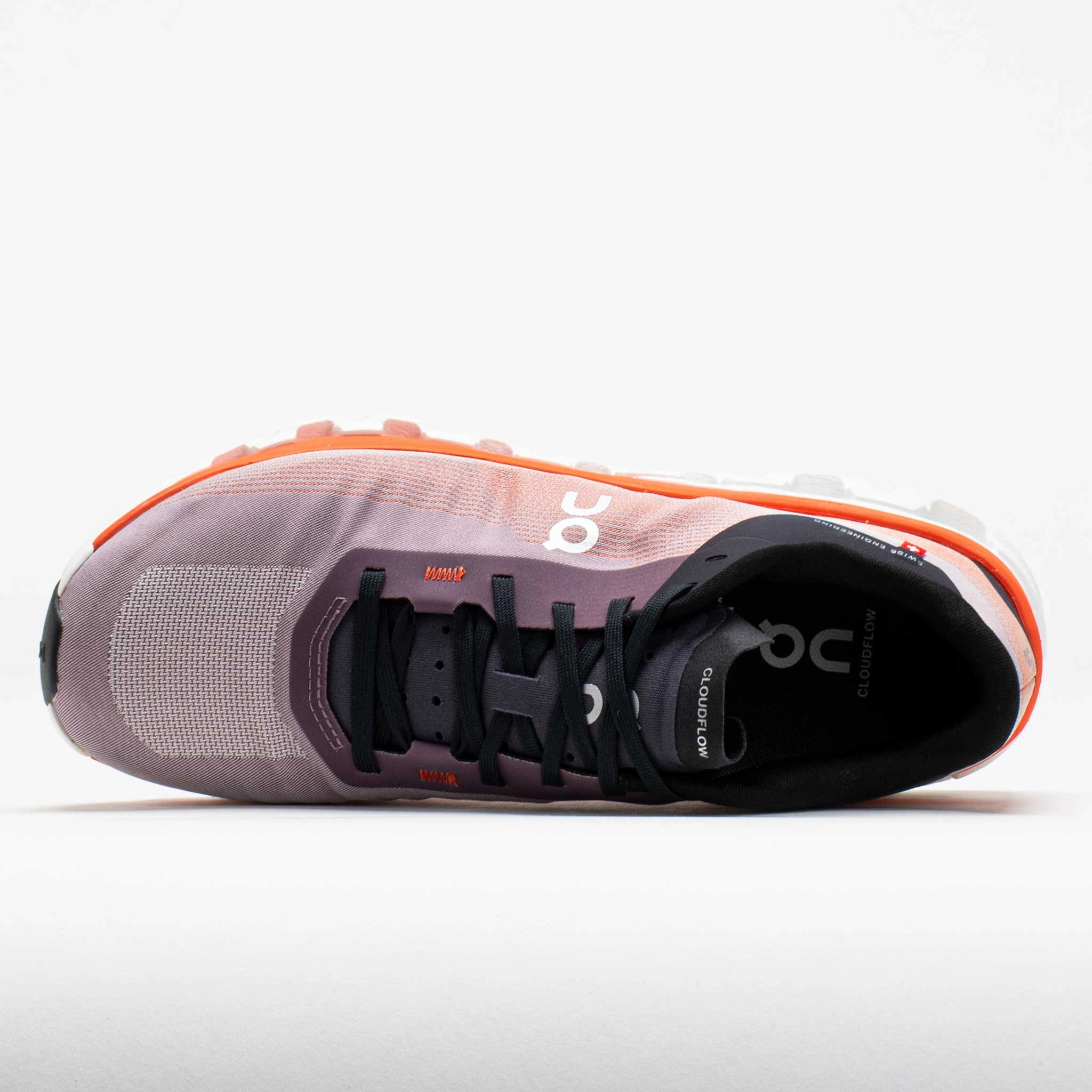 On Cloudflow 4 Men's  Quartz/Flame Durable Rubber Outsole summer use