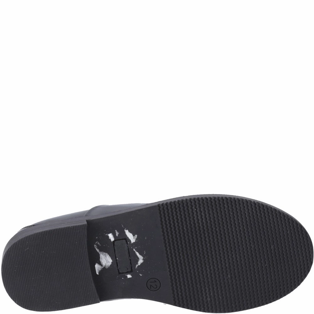 Hush Puppies Nellie Patent Junior School Shoes Fit Anywhere Ultra Breathable