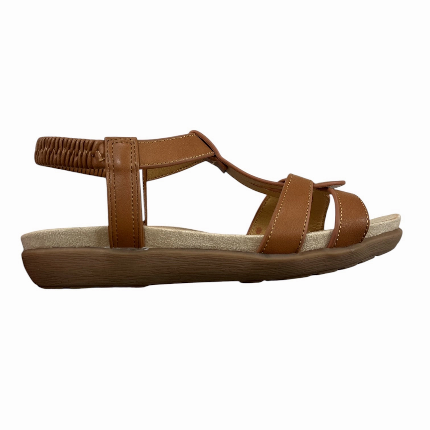 Brianna-09 Tan Light Straps High Heel