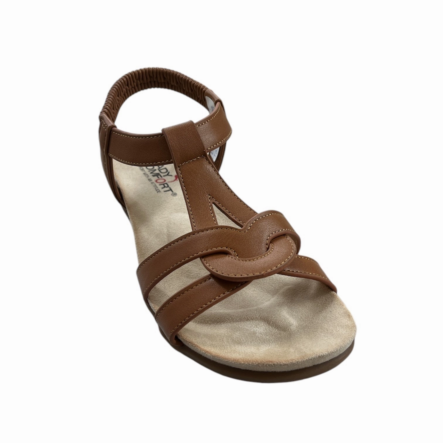 Brianna-09 Tan Comfortable Footwear for Beach Slip-On Versatility