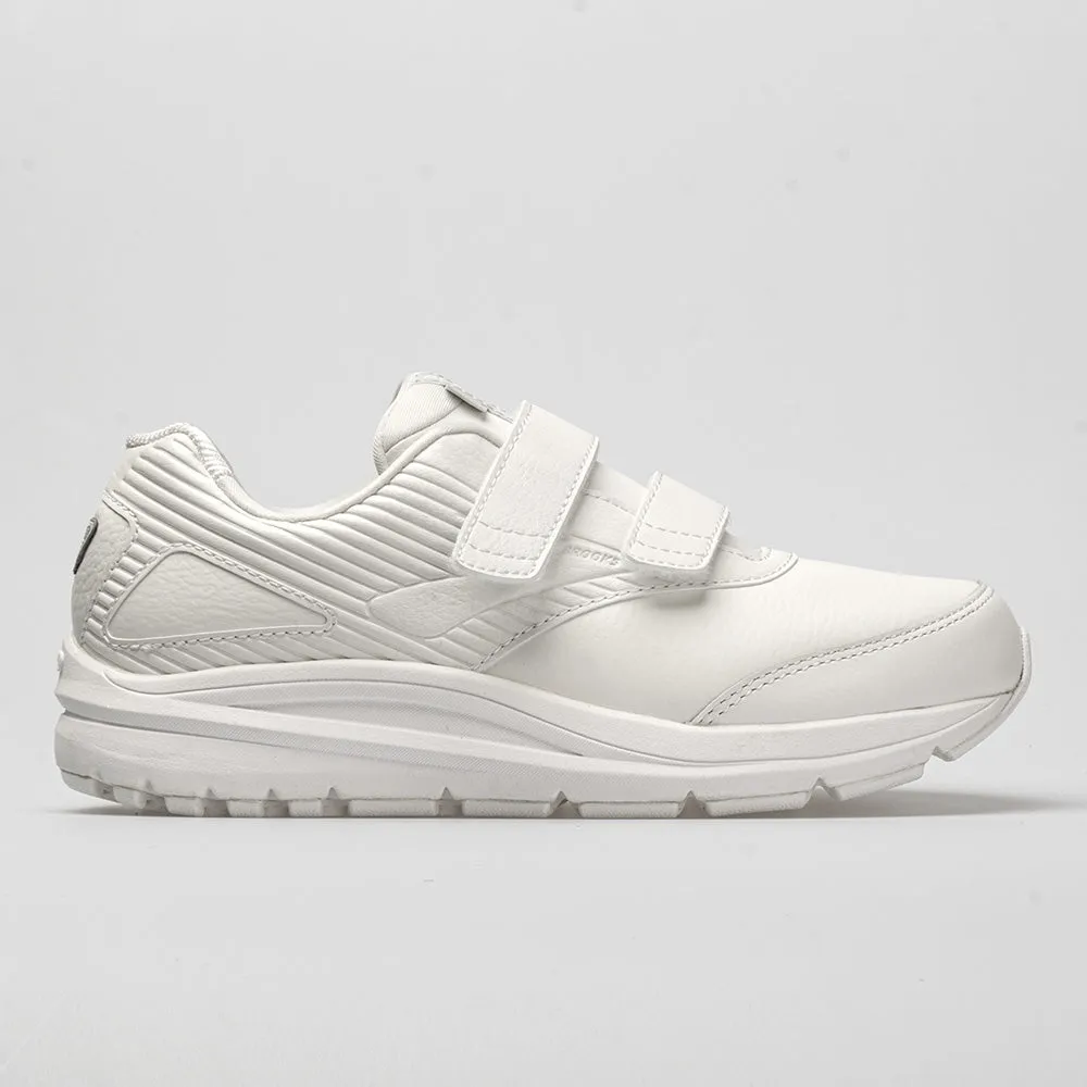 Brooks Addiction Walker 2 V-Strap Women's  White/White Light - weight laces