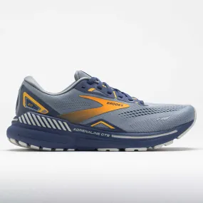 Step - up comfort Brooks Adrenaline GTS 23 Men's  Grey/Crown Blue/Orange