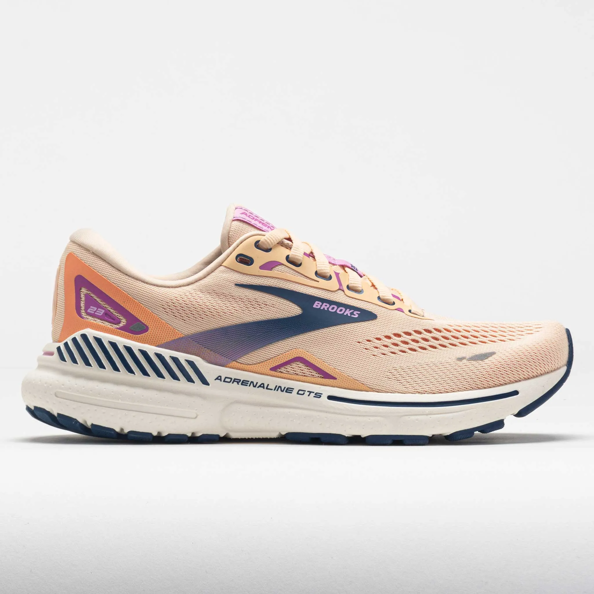 Brooks Adrenaline GTS 23 Women's  Apricot/Estate Blue/Orchid Supportive arch