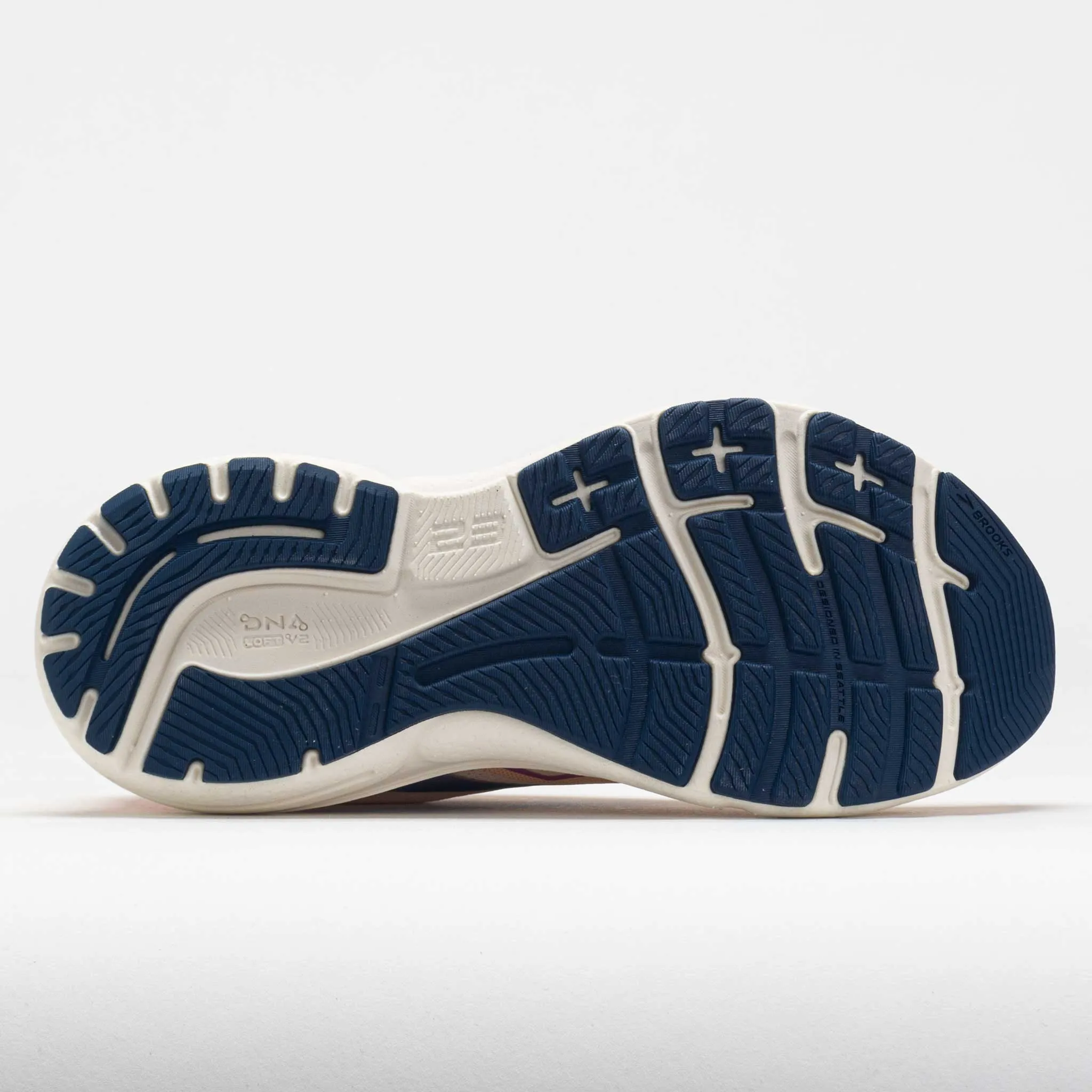 running in smooth tracks shoes martial arts shoes Brooks Adrenaline GTS 23 Women's  Apricot/Estate Blue/Orchid