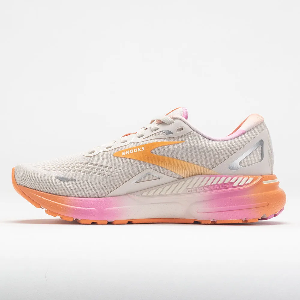 Brooks Adrenaline GTS 23 Women's  White Sand/Sunset/Fuchsia odor - control technology
