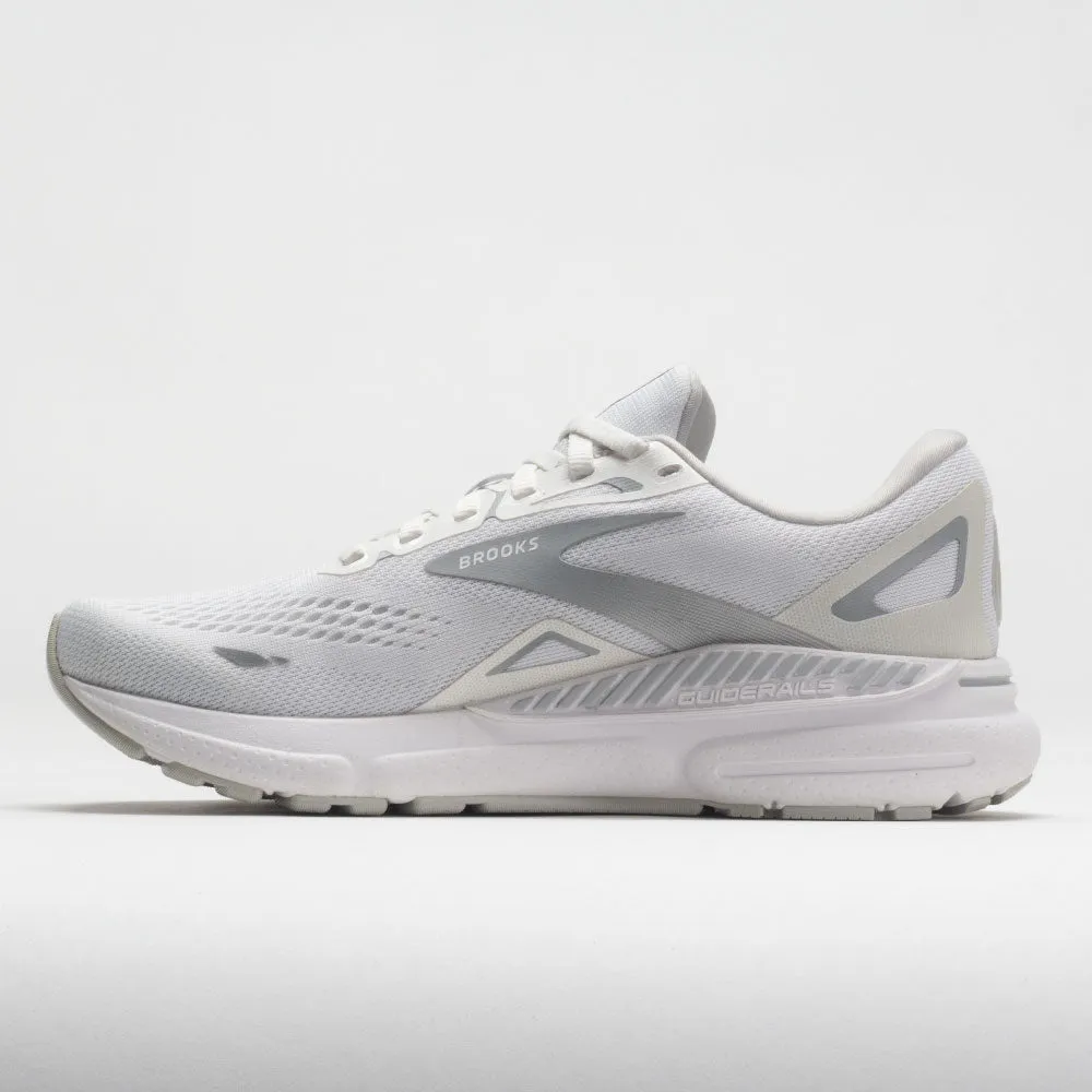 Brooks Adrenaline GTS 23 Women's  White/Oyster/Silver brisk - walking shoes Optimal Fit