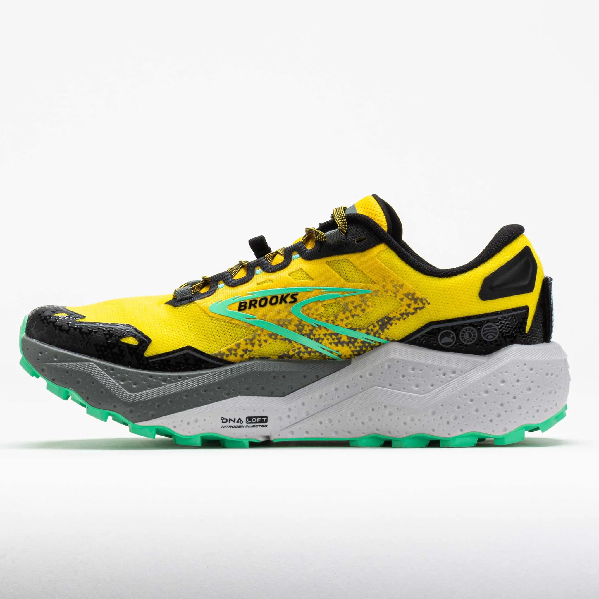 Brooks Caldera 7 Men's  Lemon Chrome/Black/Springbud Lunarlon