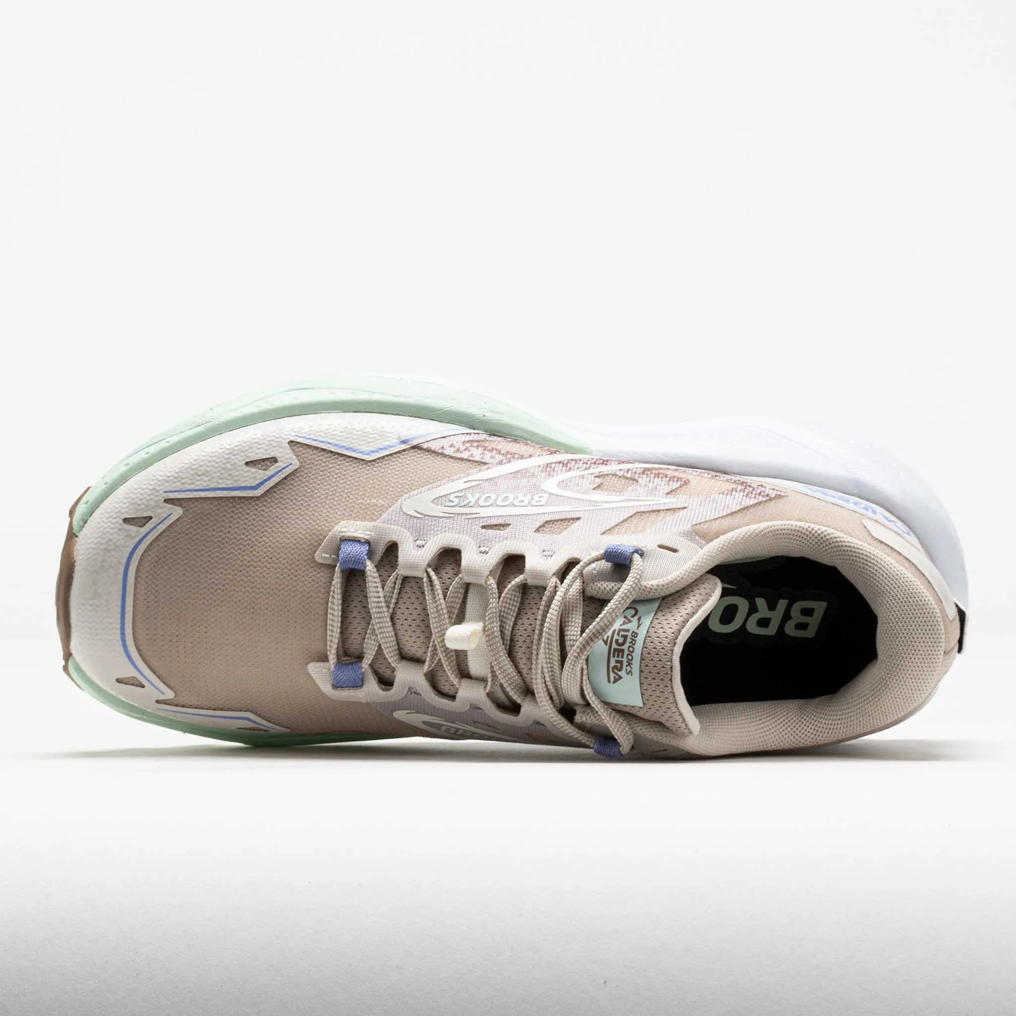 Cross country teenage athletic shoes Brooks Caldera 7 Women's  Chateau Grey/White Sand