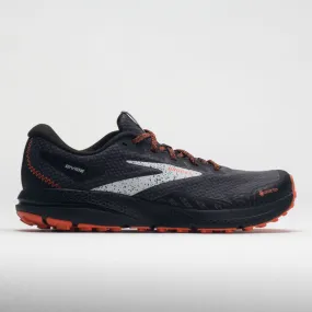 Brooks Divide 4 GTX Men's  Black/Firecracker/Blue Rugged running in a nature reserve