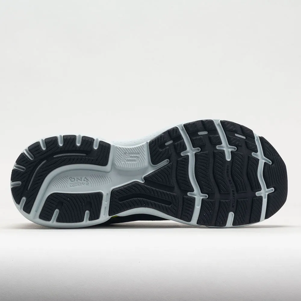 Brooks Ghost 15 Men's  Black/Ballad Blue/Sulphur multi - use shoes 5K running