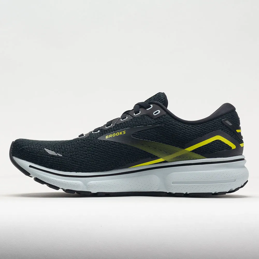 Outstanding breathability Brooks Ghost 15 Men's  Black/Ballad Blue/Sulphur