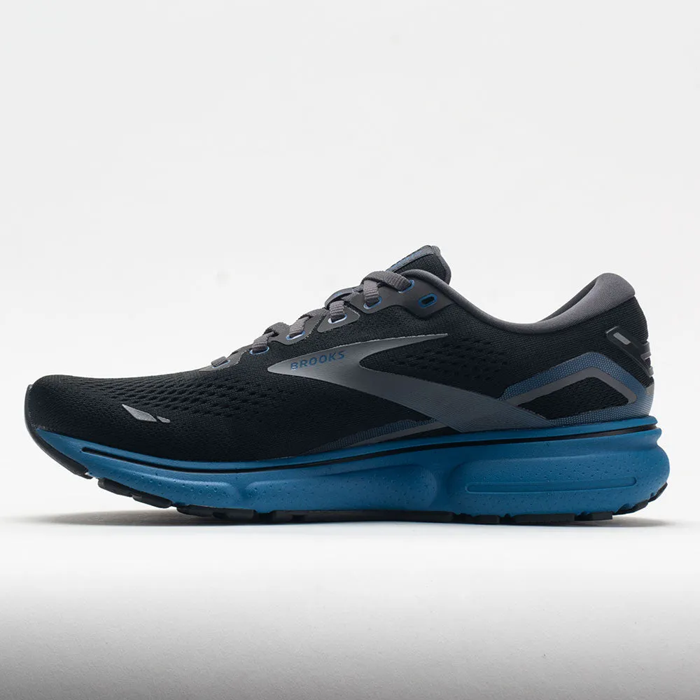 Brooks Ghost 15 Men's  Black/Blackeded Pearl/Blue walkers' shoes maximalist running shoes