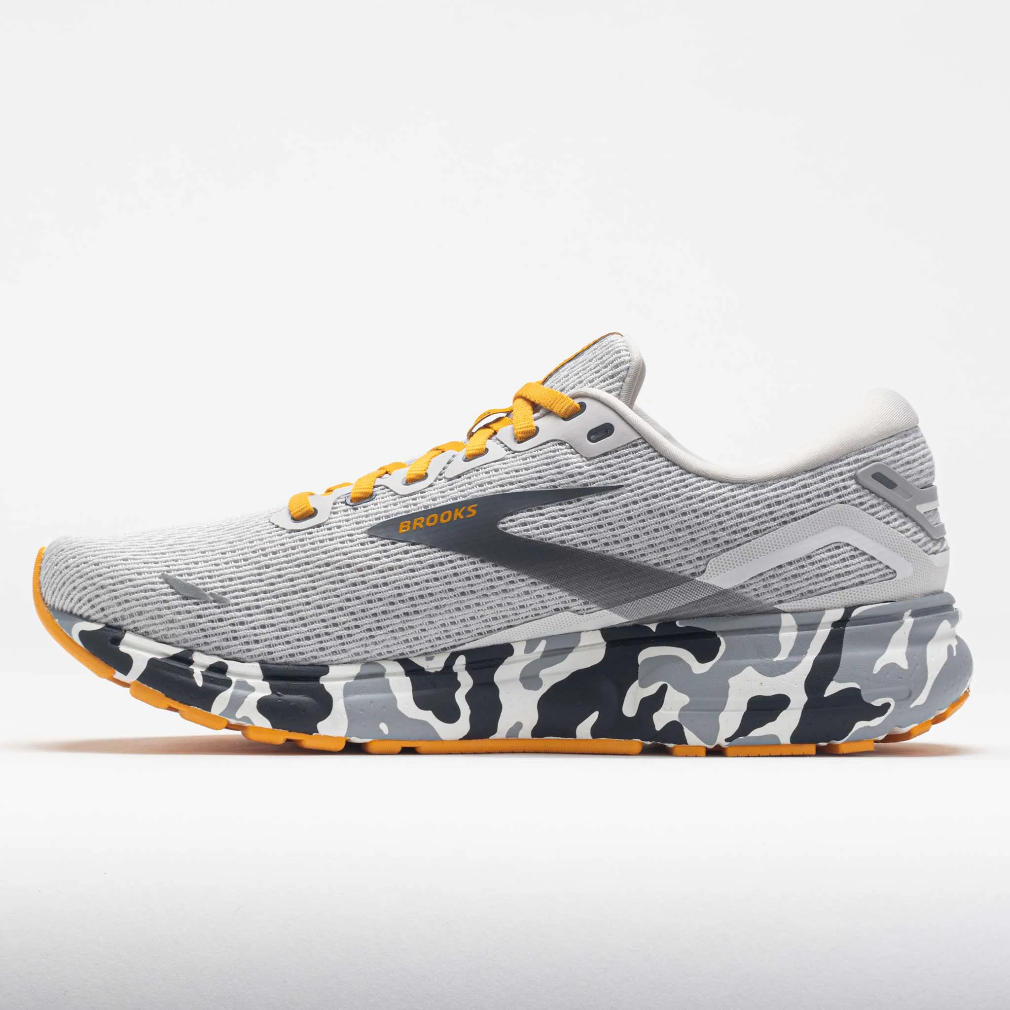 arch - support shoes professional - recommended Brooks Ghost 15 Men's  Camo Blanc/Gray/Sunflower