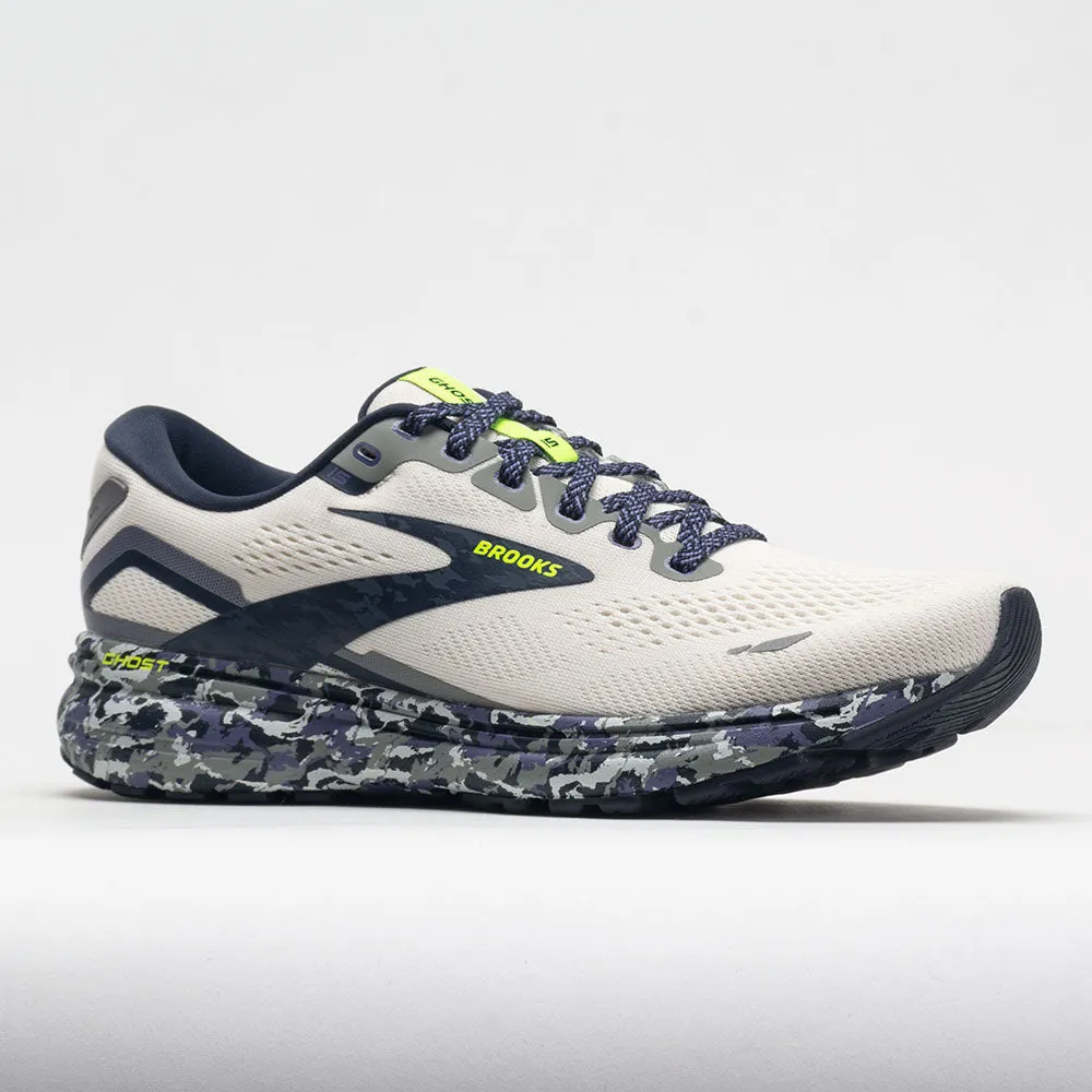 padded - tongue - softness shoes snowboarding shoes Brooks Ghost 15 Men's  Camo Whisper White/Eclipse/Nightlife