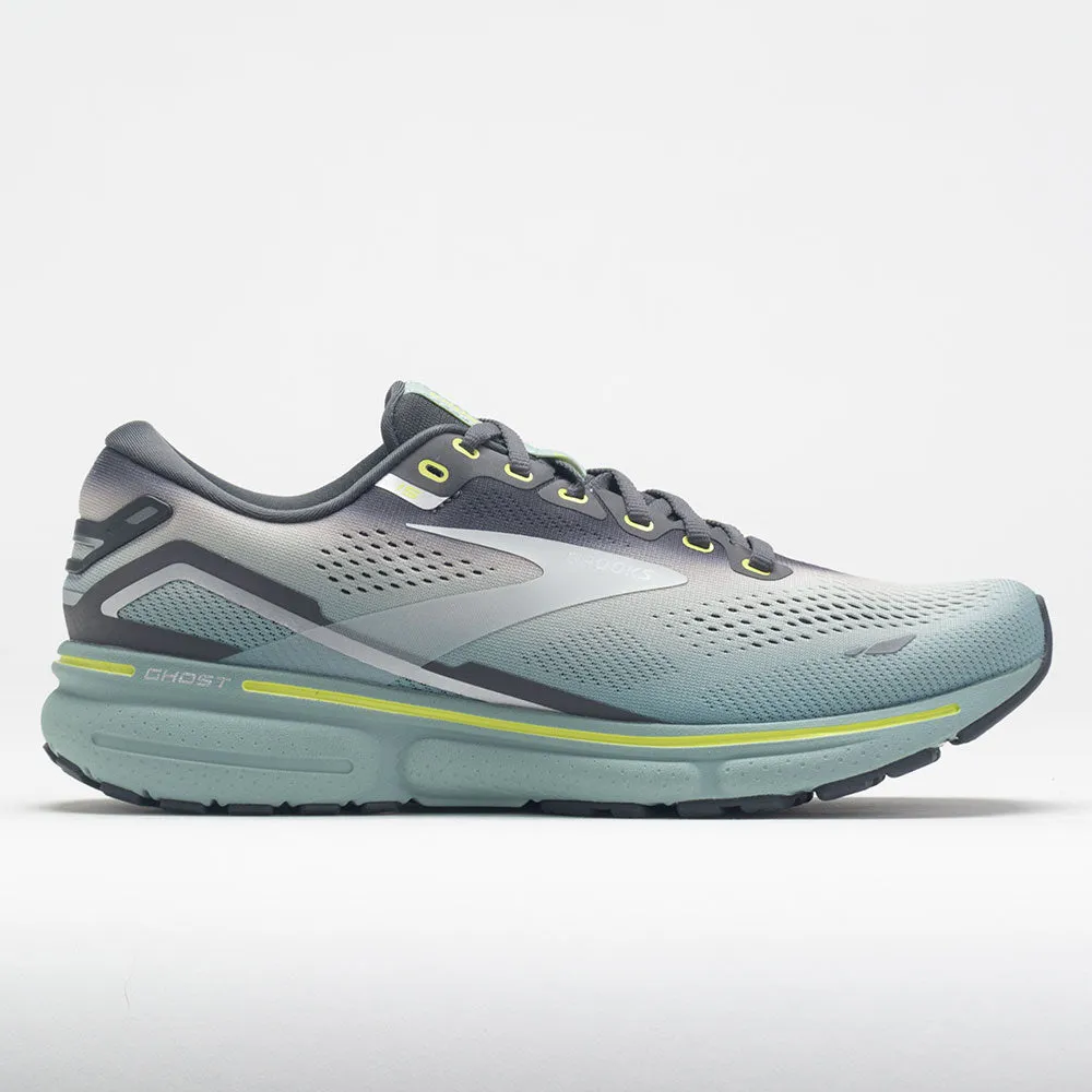 Foam Midsole Brooks Ghost 15 Men's  Grey/Oyster/Cloud Blue