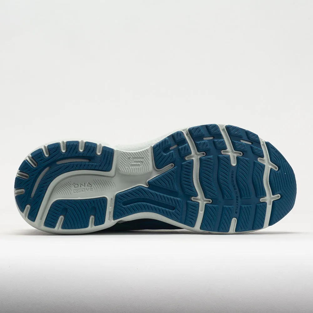 running in flat tracks shoes Brooks Ghost 15 Men's  Moroccan Blue/Black/Spring Bud