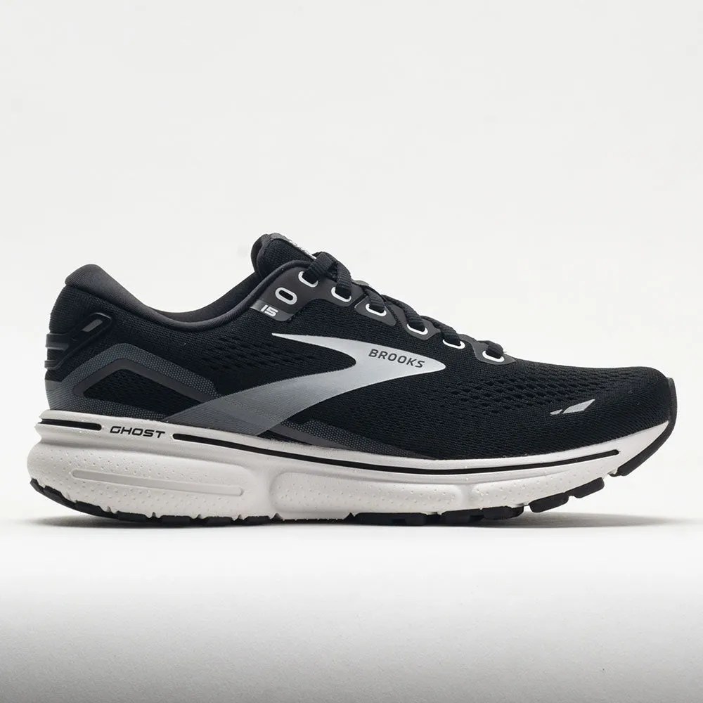 Brooks Ghost 15 Women's  Black/Blackened Pearl/White ombre running option Office Worker