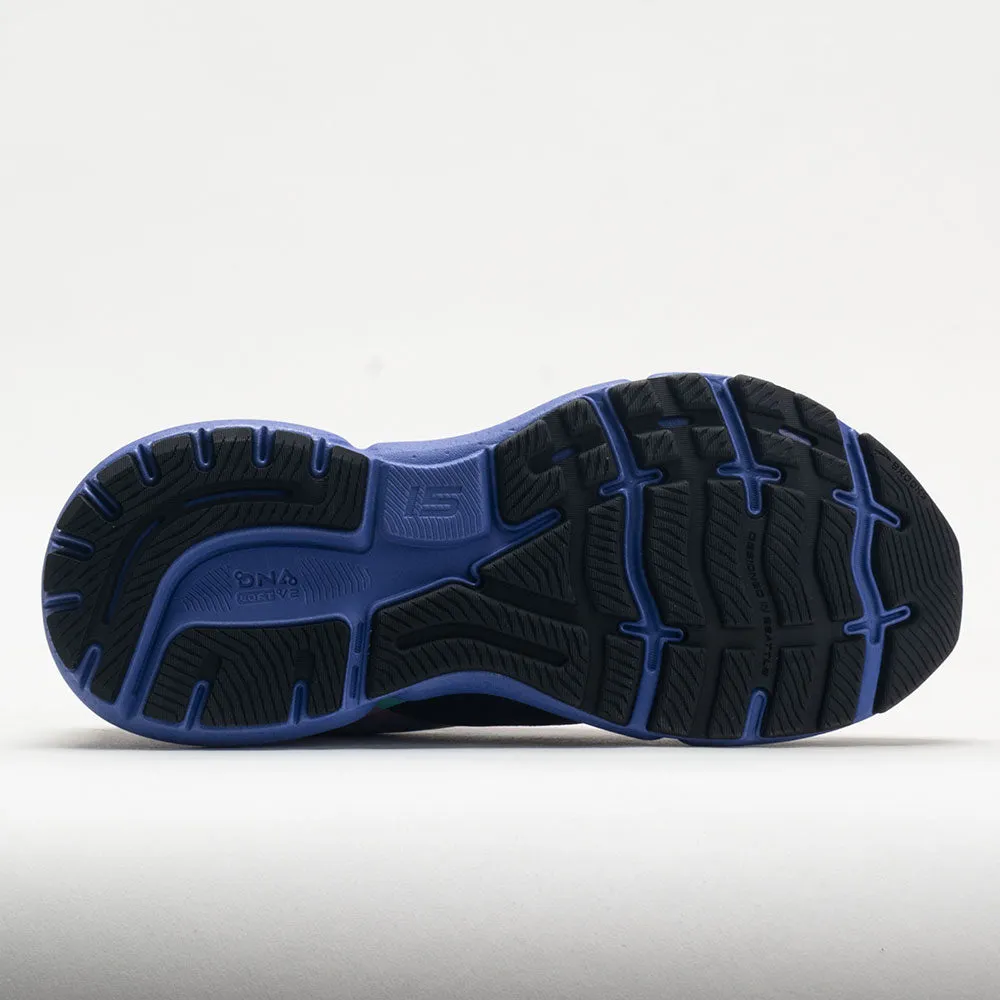 Brooks Ghost 15 Women's  Black/Blue/Aruba Seamless Upper running in a savannah area shoes