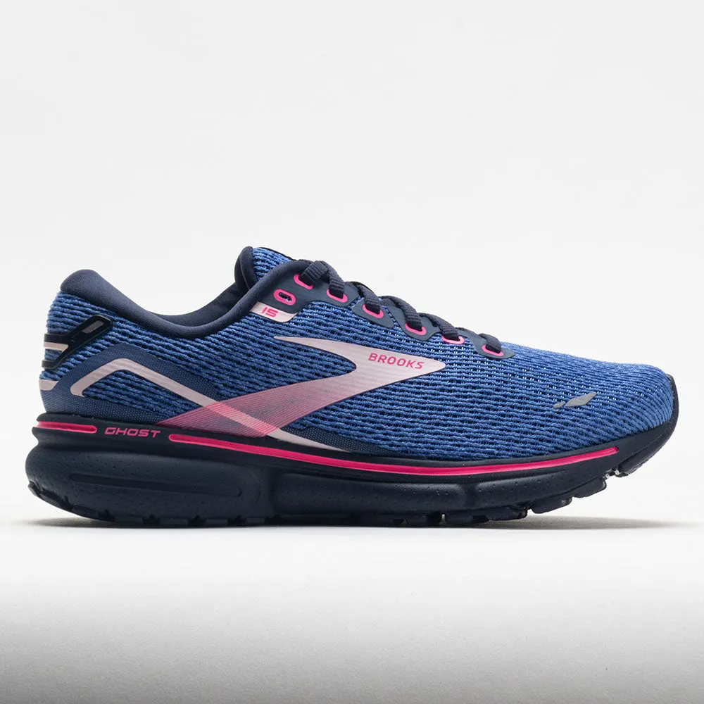 Brooks Ghost 15 Women's  Blue/Peacoat/Pink competitive shoes