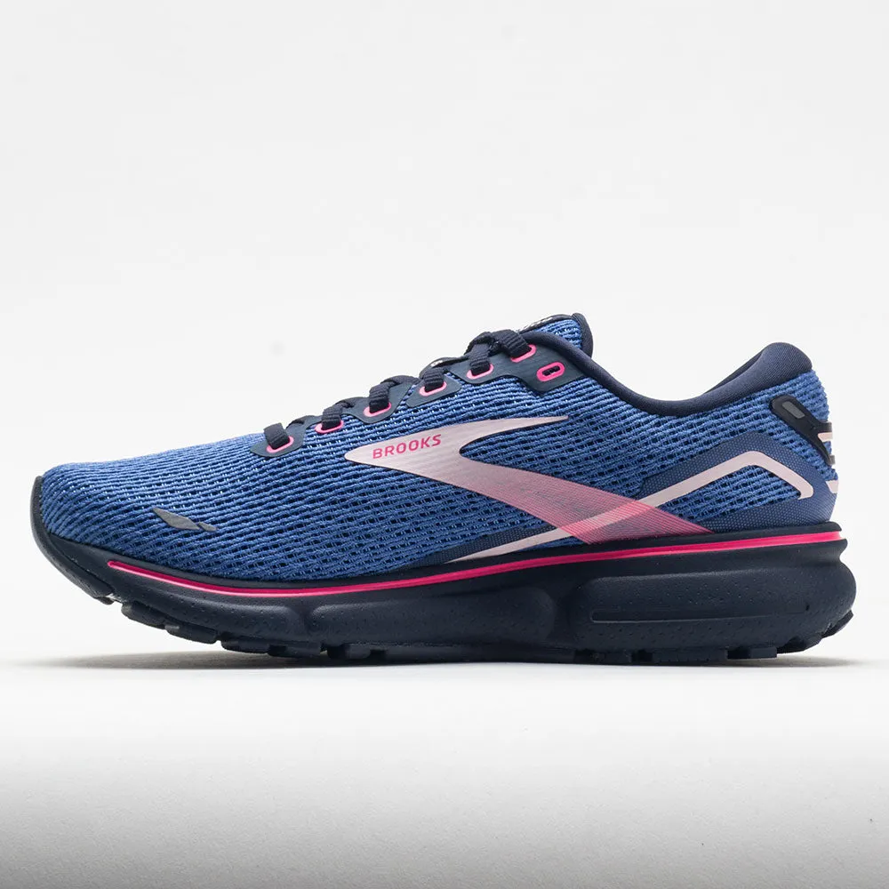 Brooks Ghost 15 Women's  Blue/Peacoat/Pink shock - dispersion form - fitting running gear