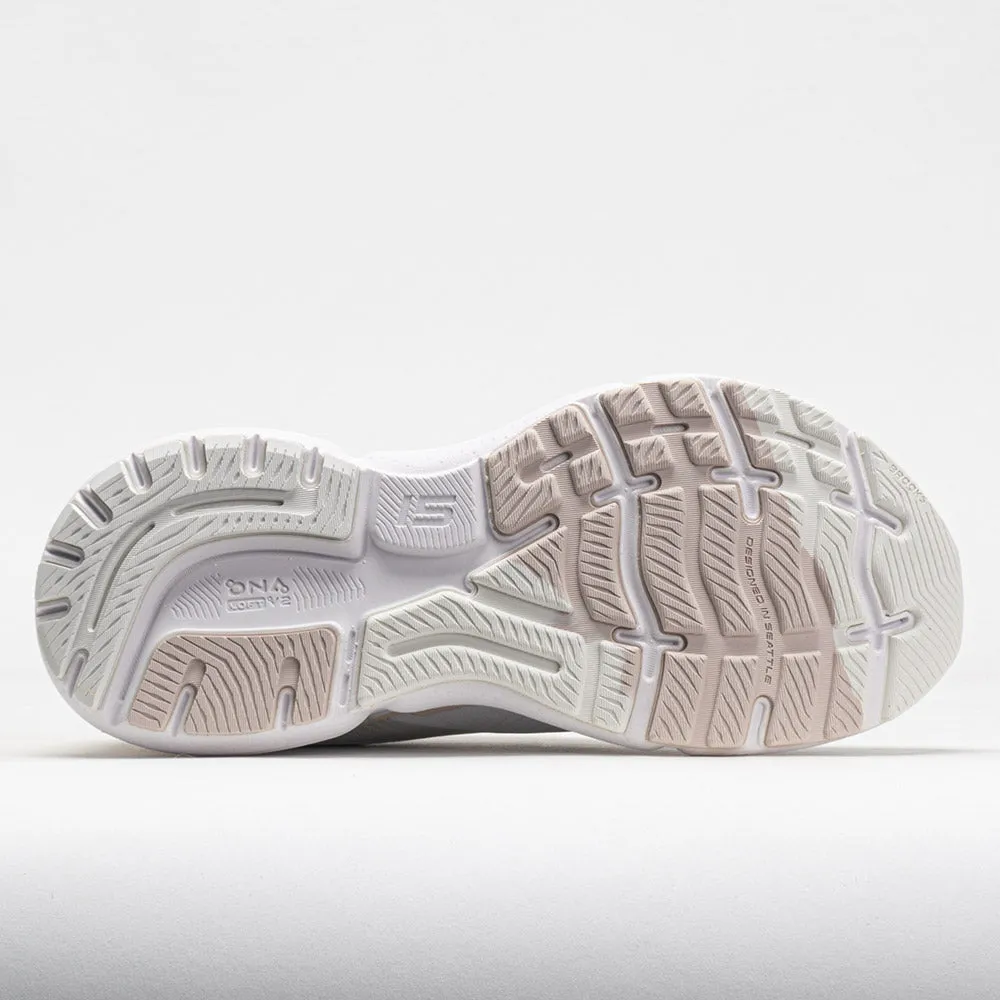 low - top running shoes Brooks Ghost 15 Women's  White/Crystal Grey/Glass